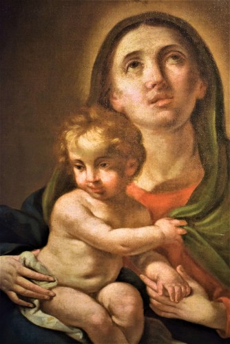 Tableaux et dessins Tableaux XVIIIe siècle - Vierge à l'enfant - Francesco de Mura (Naples,1696 –1782) atelier